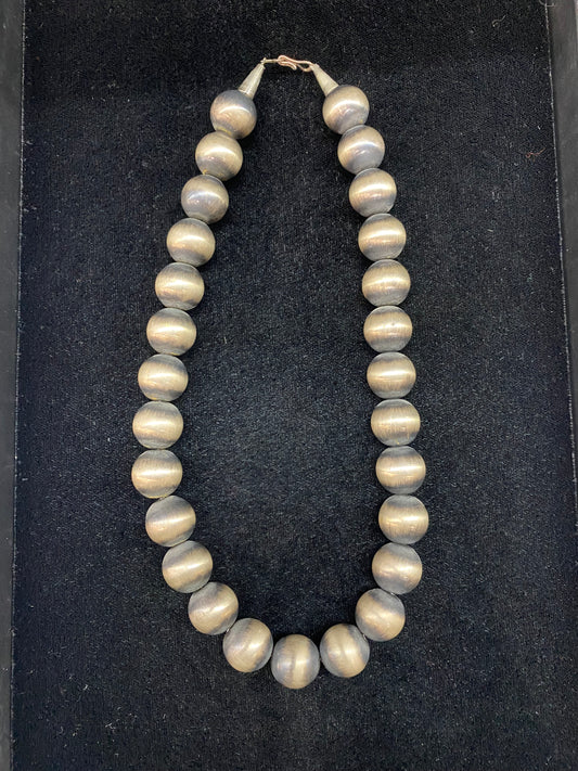 18" 16mm Handmade Navajo Pearls