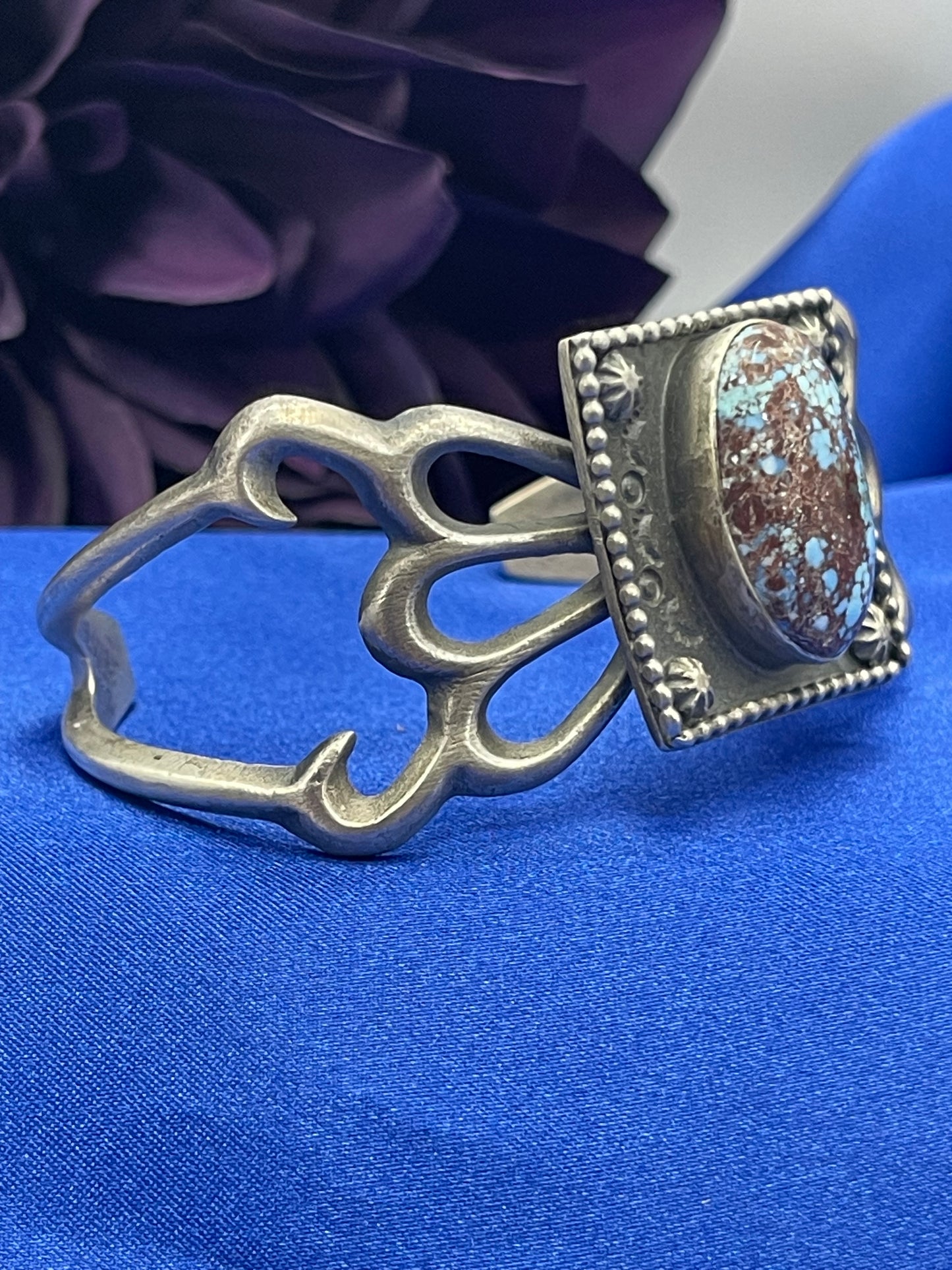 5.5" - 7.25" Golden Hills Turquoise Cuff