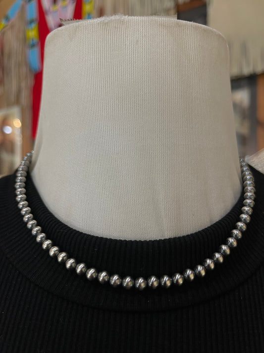 16" 5mm Navajo Style Pearls