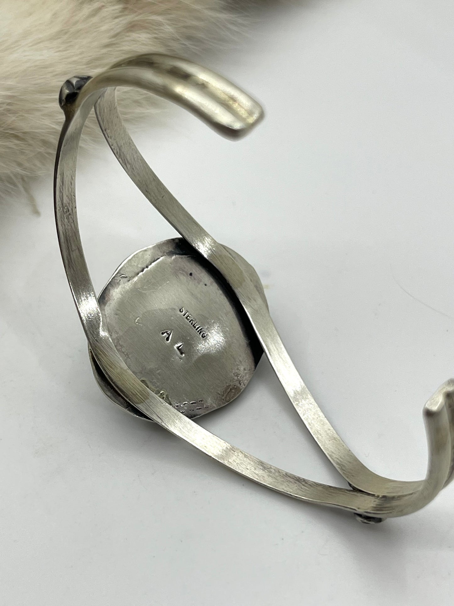 5.5" - 7.25" Kingman Turquoise Cuff by Augustine Largo, Navajo