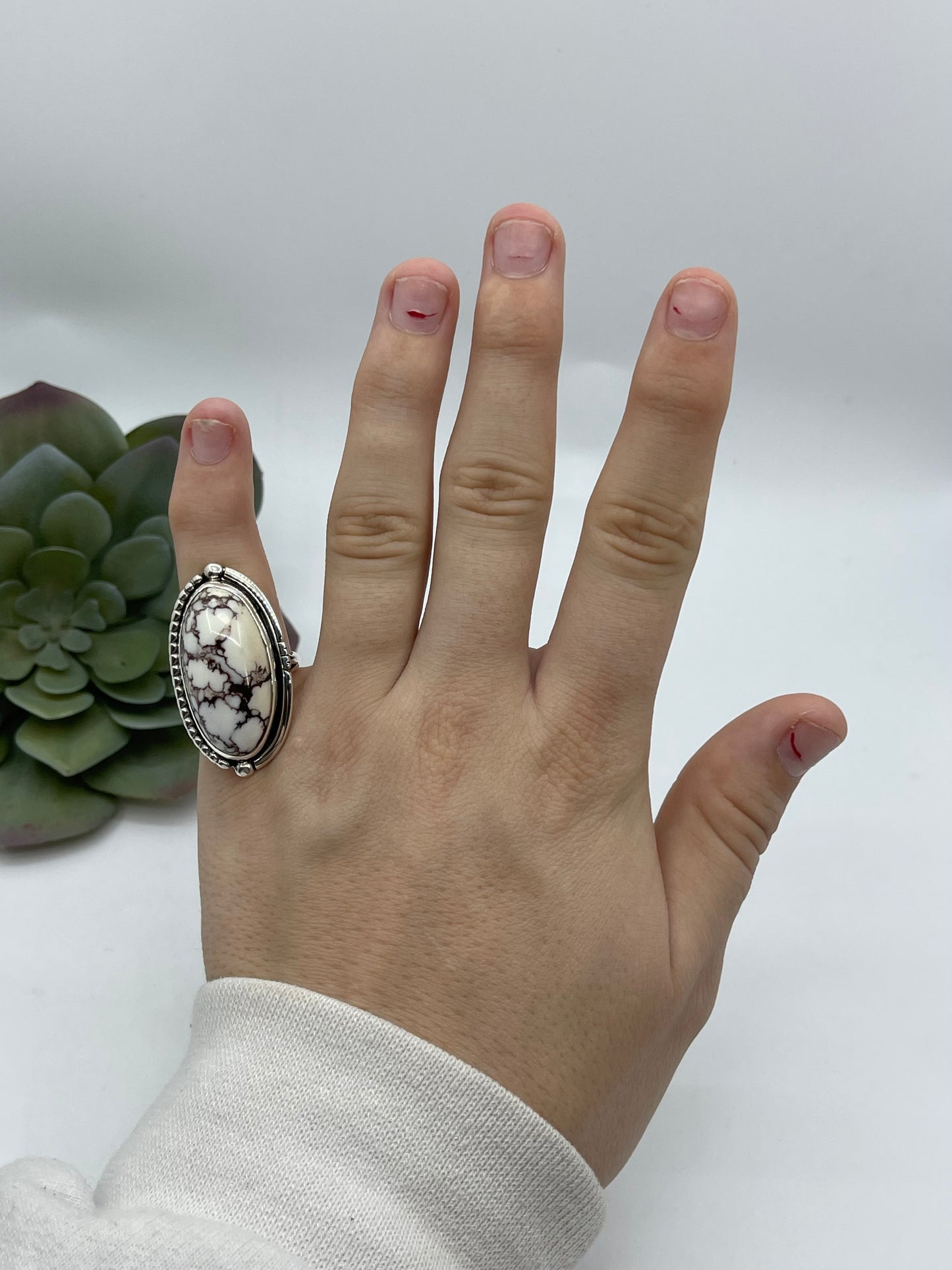 7.0 Wildhorse Turquoise Oval Ring