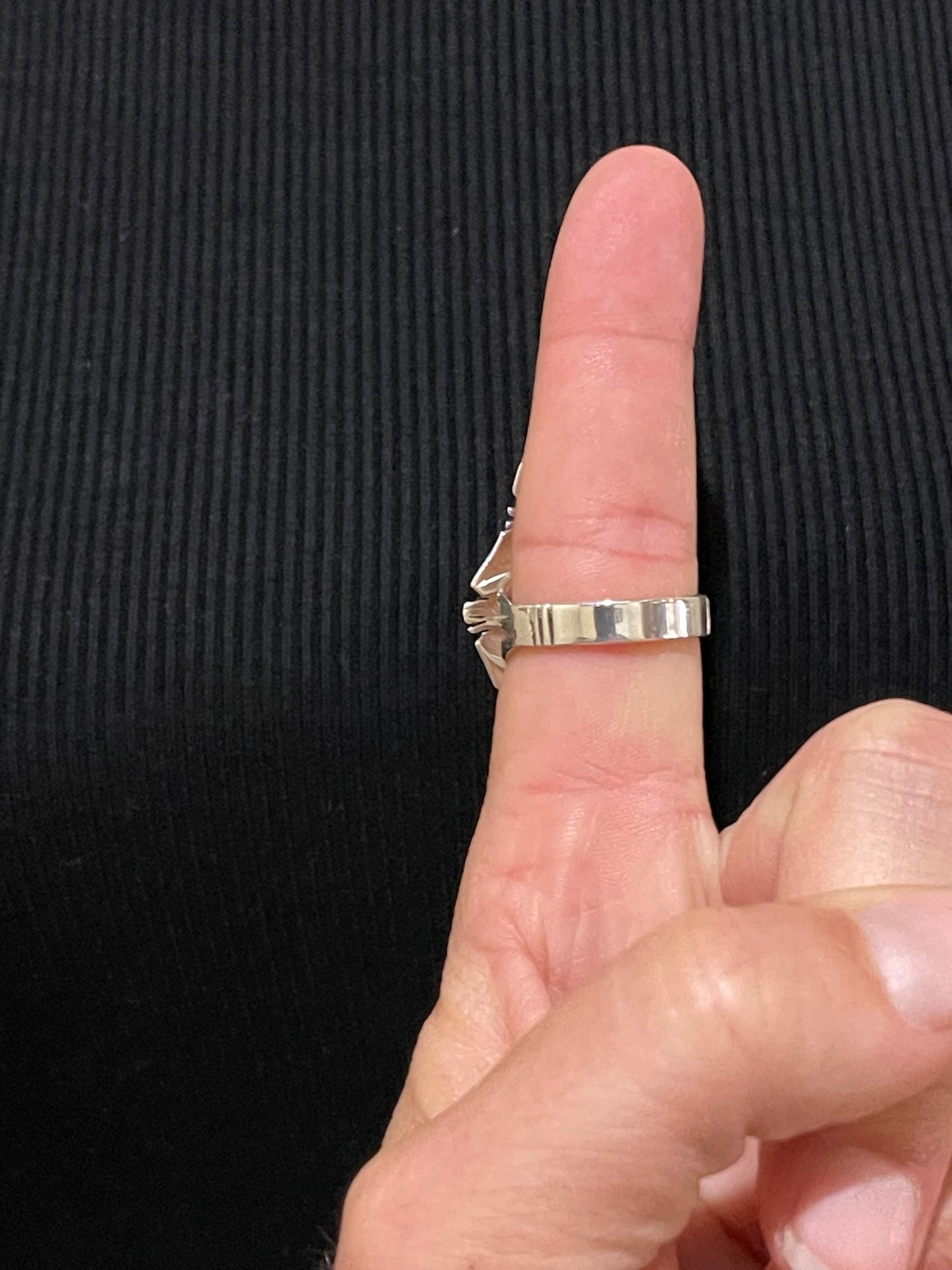 9.5 Turquoise Ring by Evelyn Bahe, Navajo