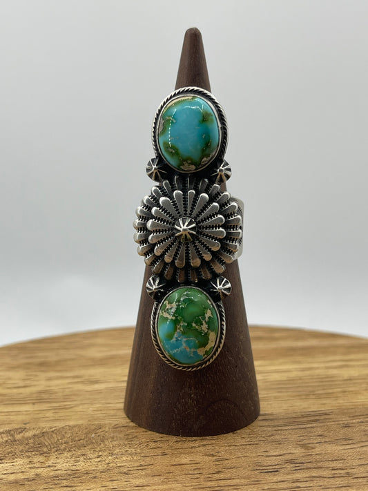 Sonoran Gold Ring by Samuel Yellow Hair Navajo