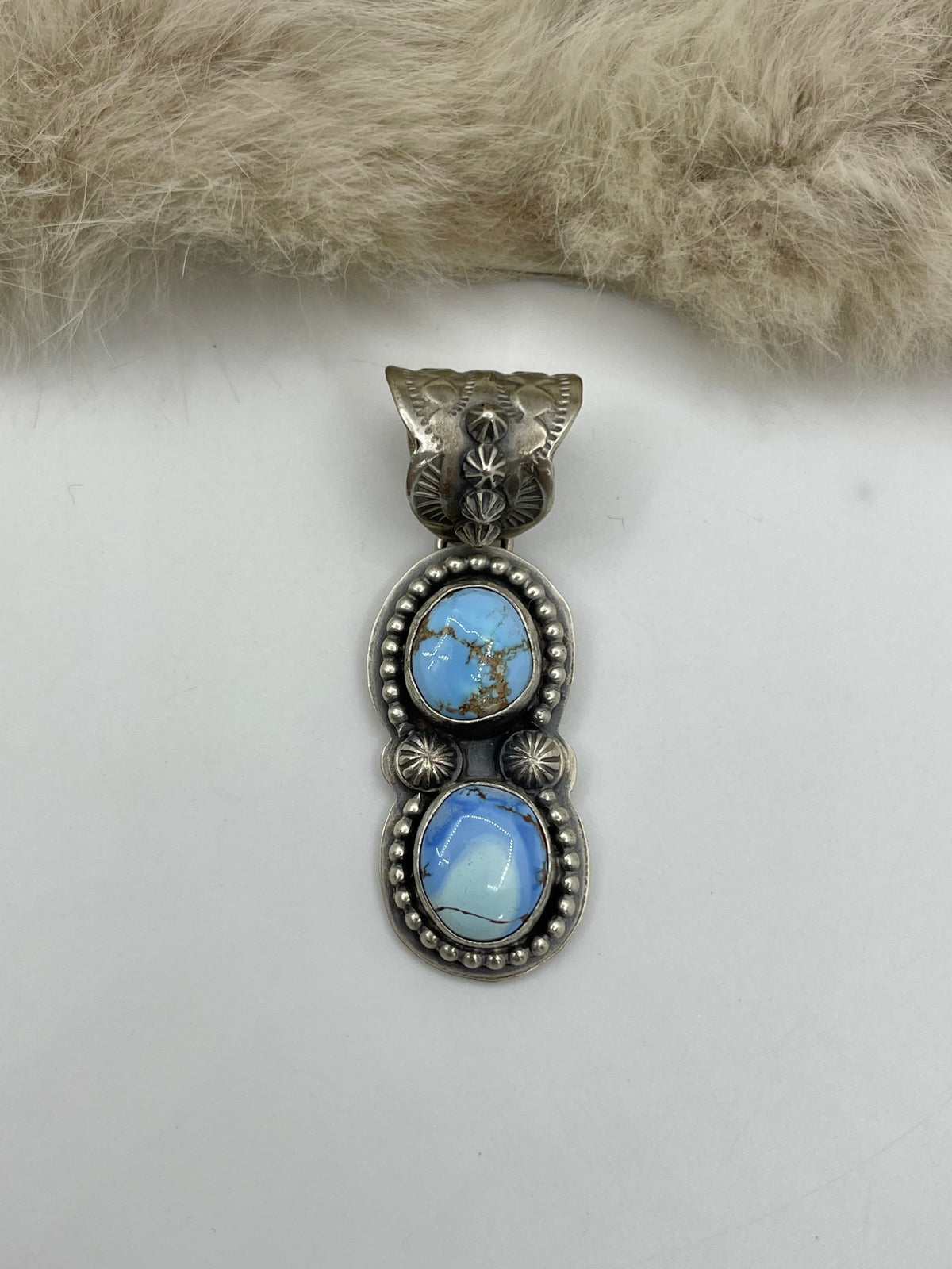 Golden Hills Pendant by Boyd Ashley, Navajo