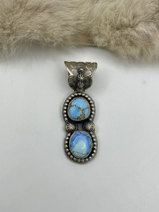 Golden Hills Pendant by Boyd Ashley, Navajo