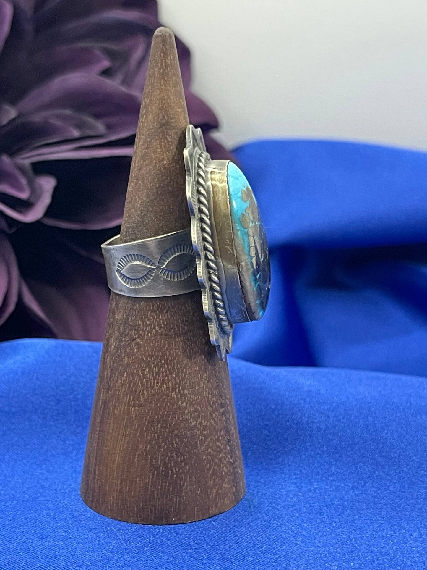 7.0 Persian Turquoise Ring