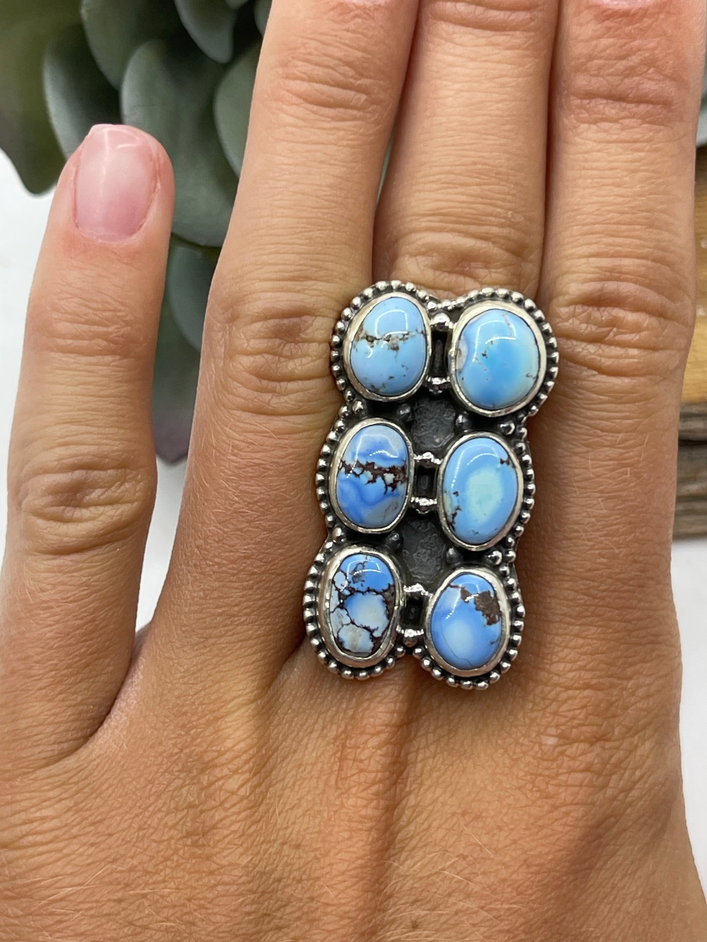 Adjustable 6 Stone Golden Hills Ring