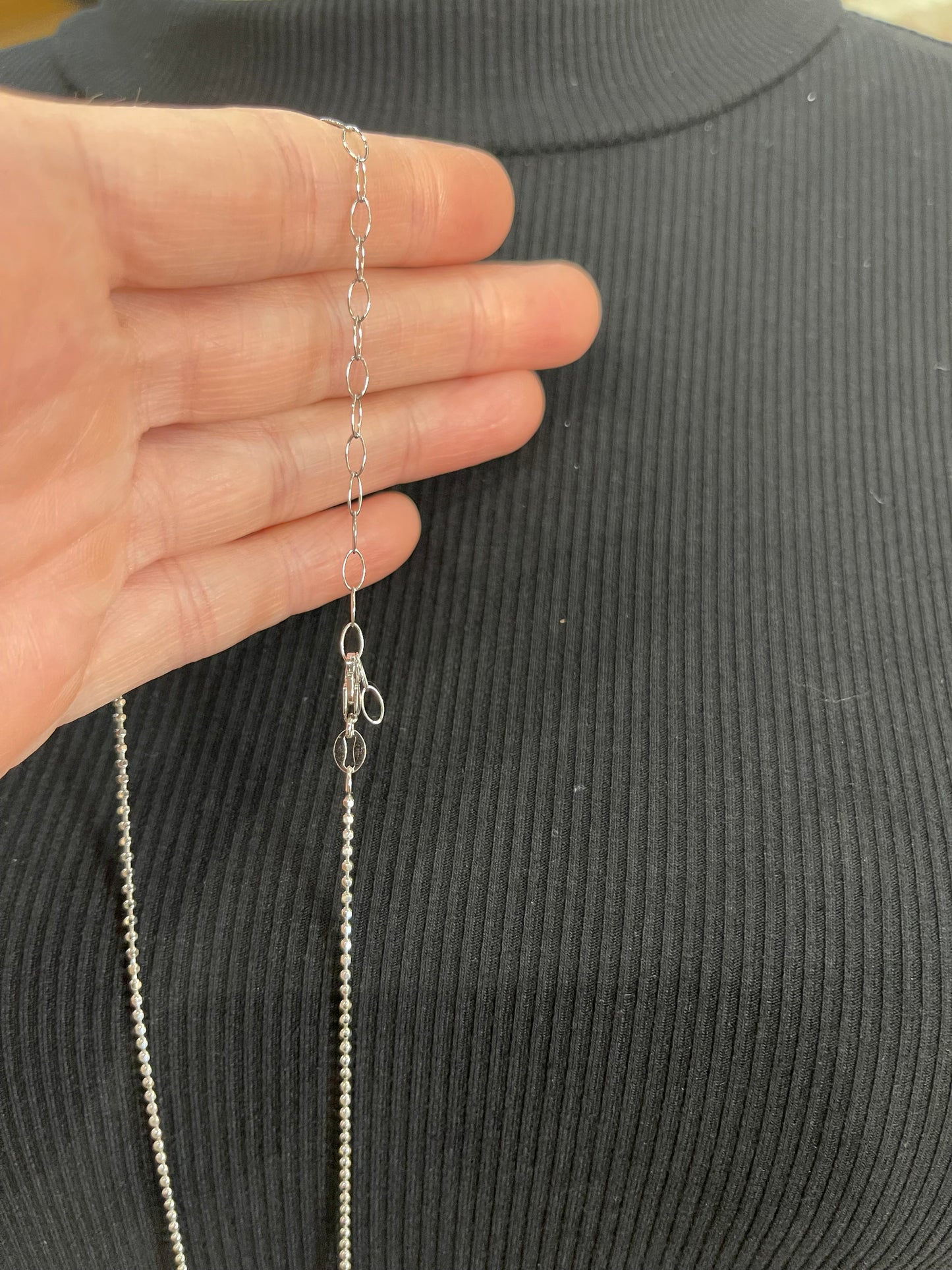 18"+3" Amethyst Necklace by Mike Smith, Navajo