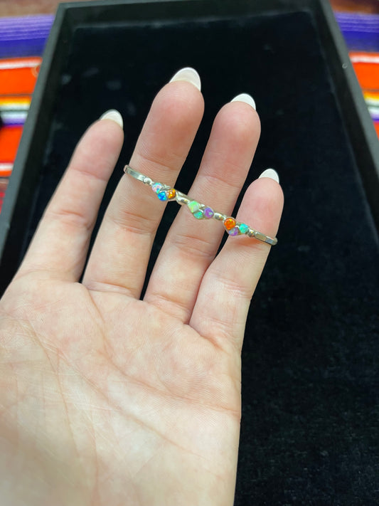 Multi-Opal Baby Cuff