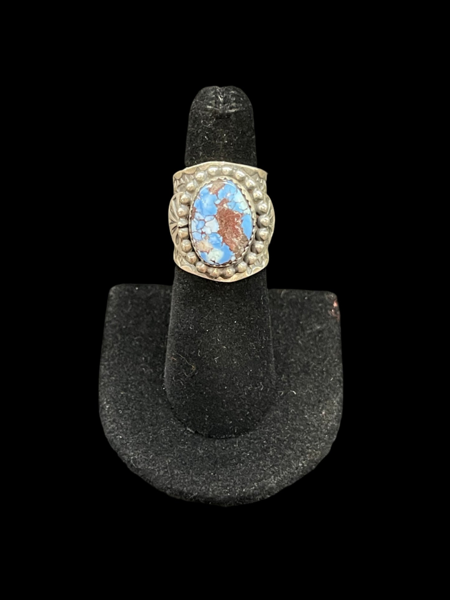 5.5 - Golden Hills Turquoise with Stamped Band