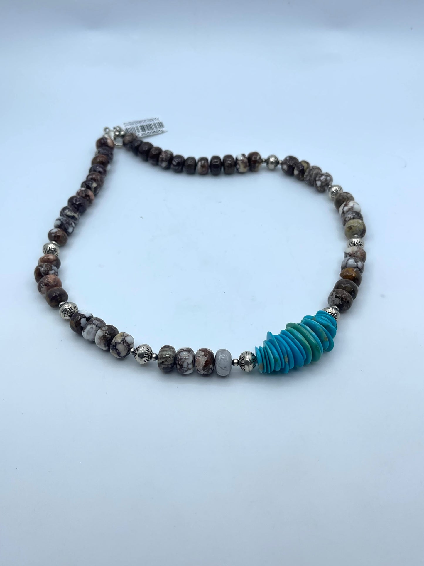 20" Wild Horse Beads with Turquoise
