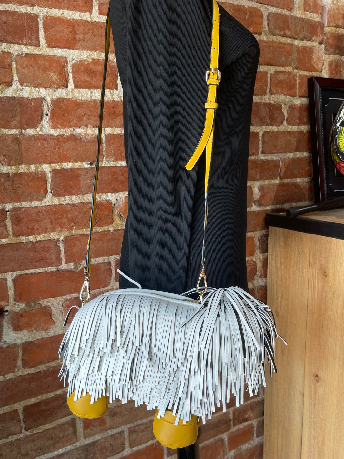 Fringe Puppy Purse