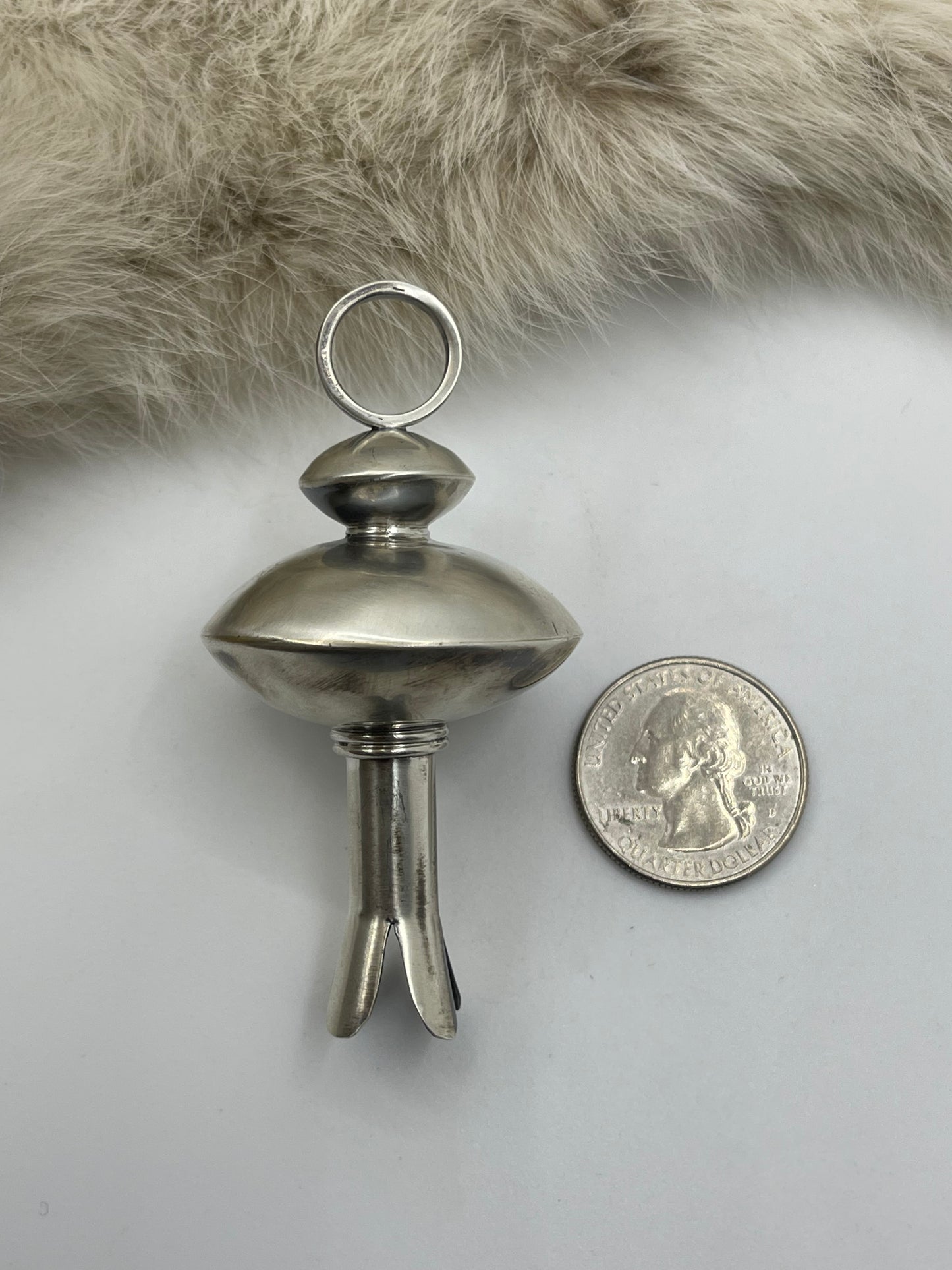 10.8mm Bail Machine Made Blossom Pendant