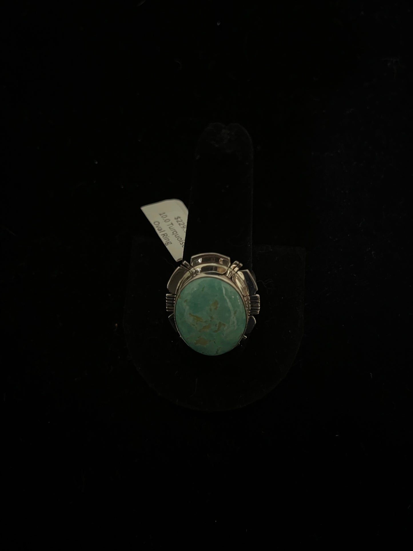 11.0 Turquoise Oval Ring