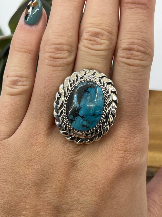 Size (11.0) Ring by Jerome Lee, Navajo