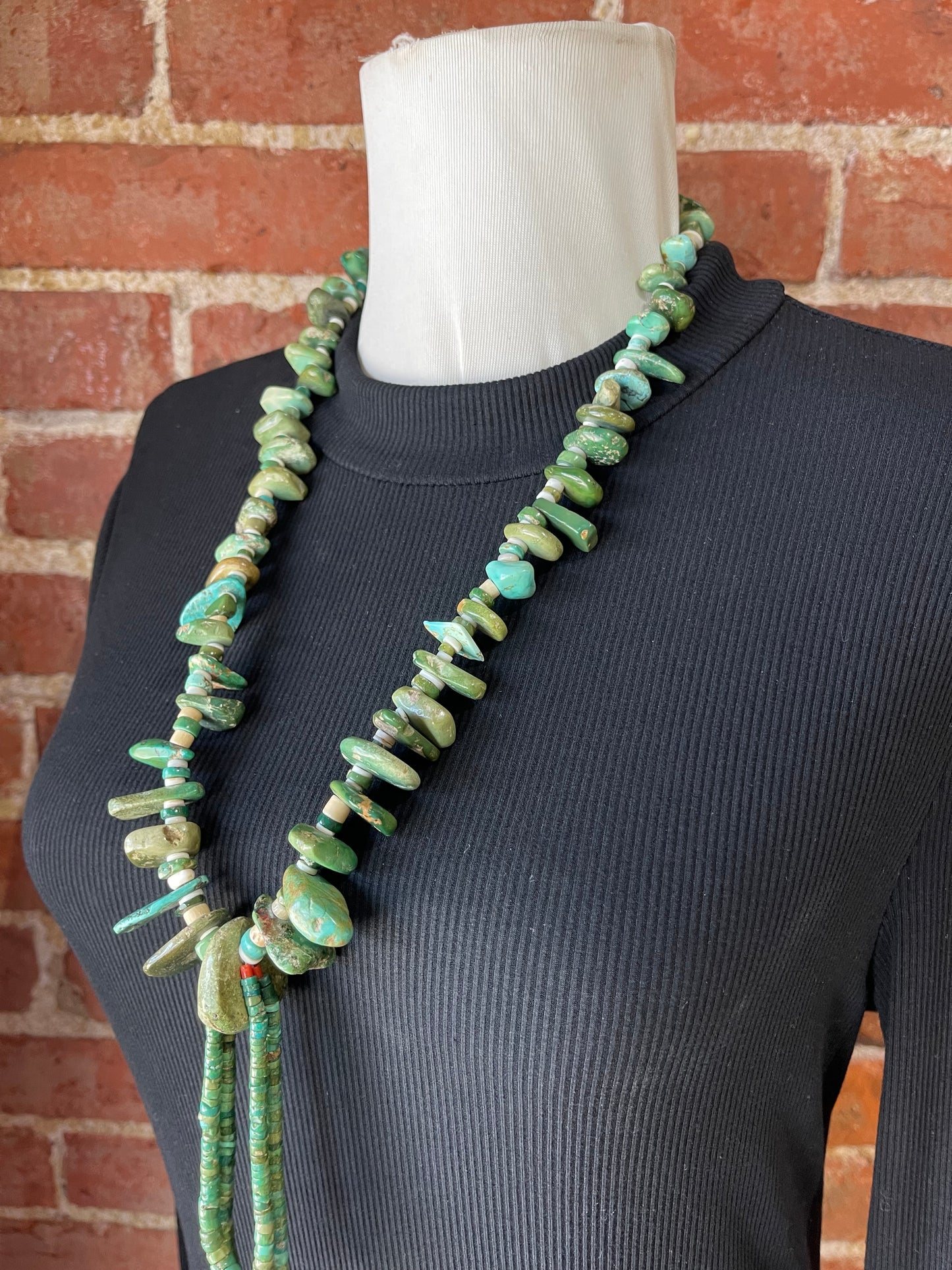 Vintage Royston Turquoise Necklace, Santo Domingo