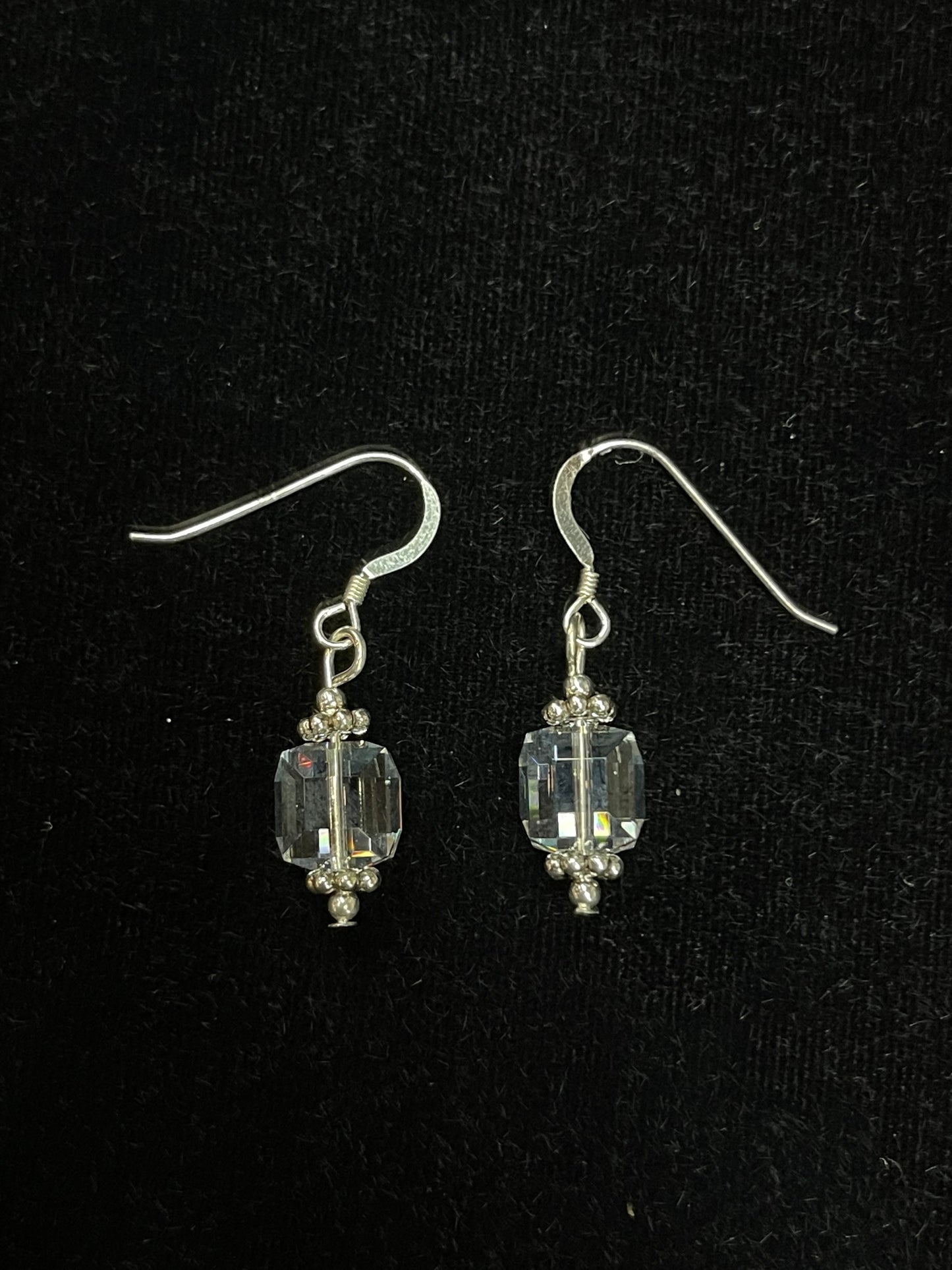 Dangle Earrings with Swarovski Crystals