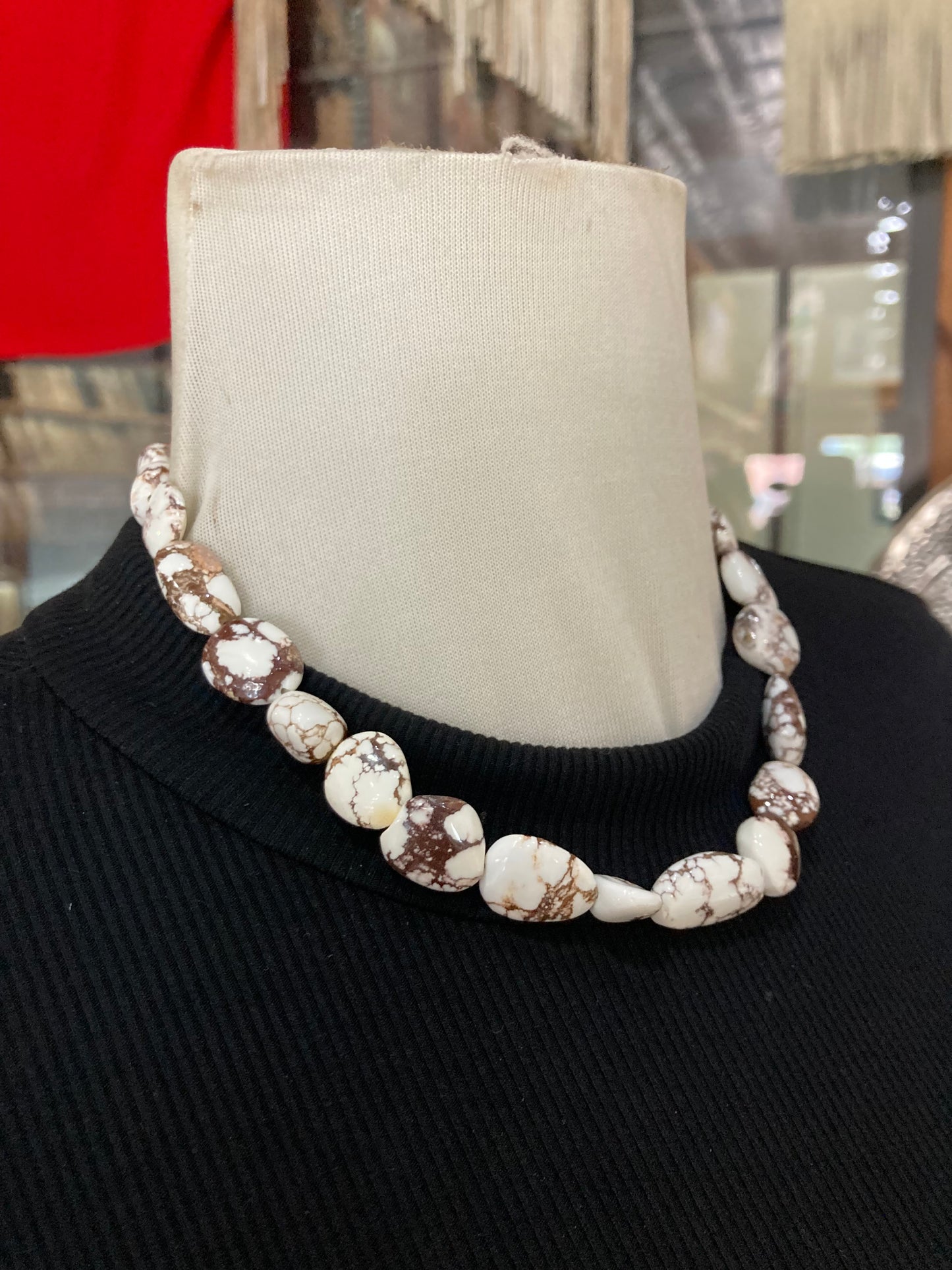 18" Wild Horse Beaded Necklace