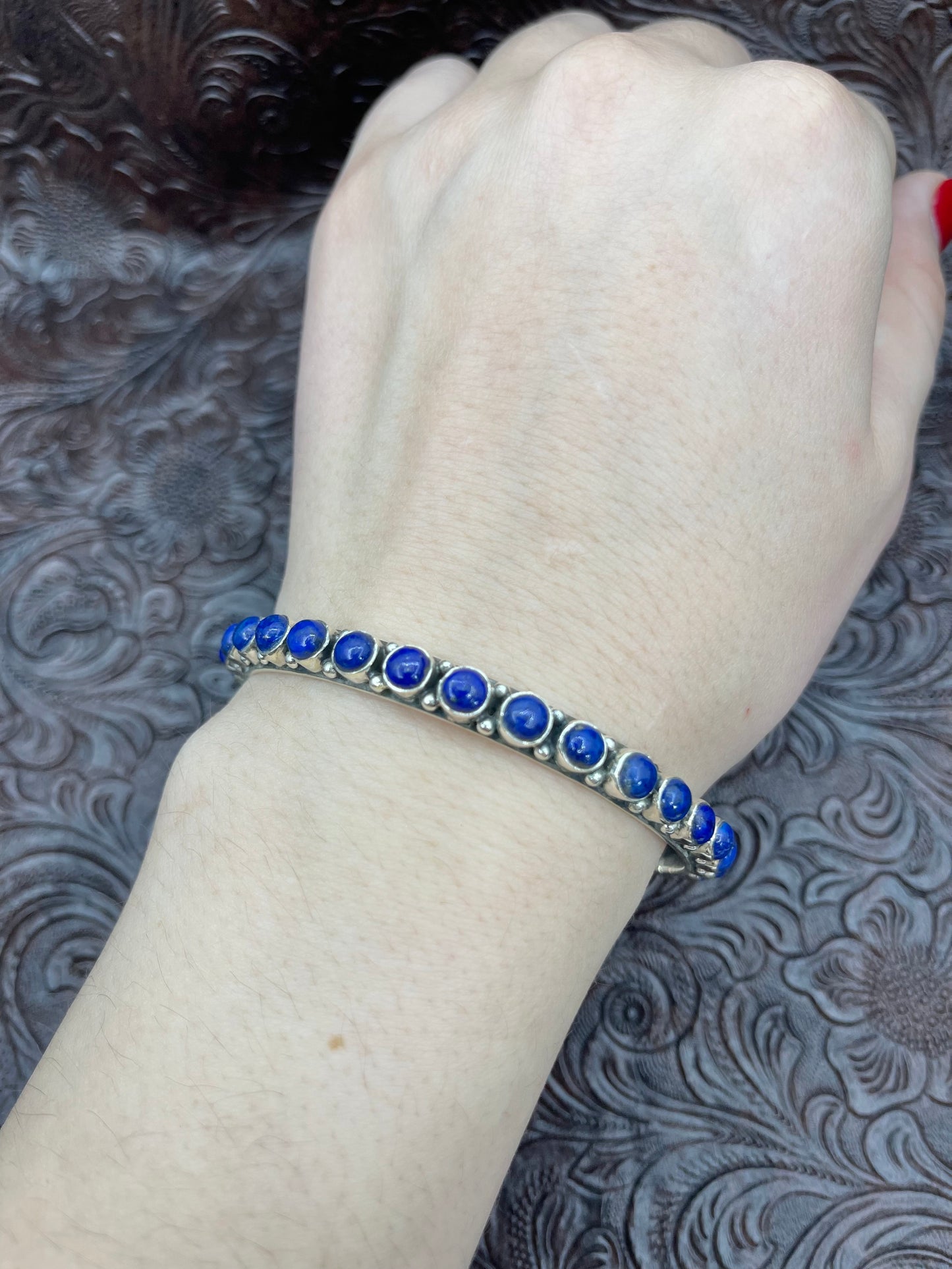 8'' Lapis Bangle