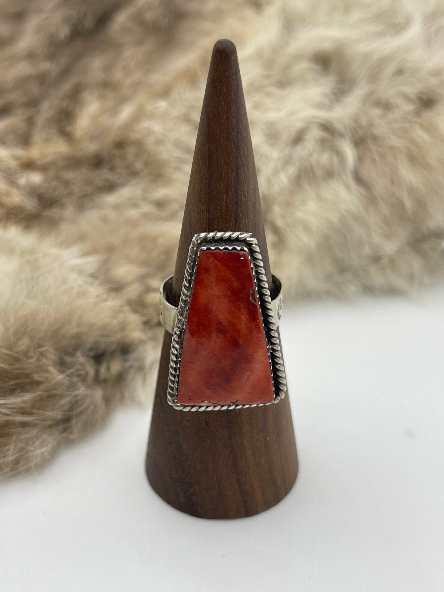 10.0 Spiny Oyster by Selina Warner, Navajo