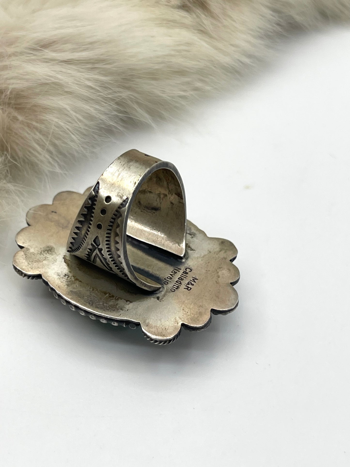 8.5 Cripple Creek Turquoise Ring