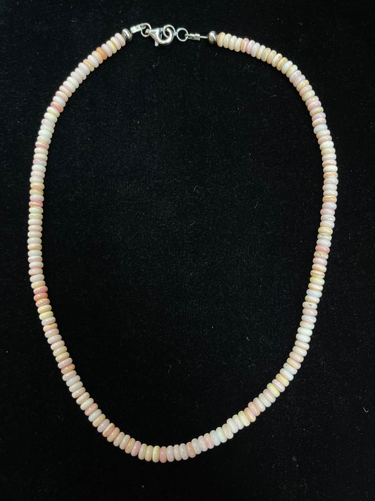 18" 5mm Pink Conch Shell Necklace