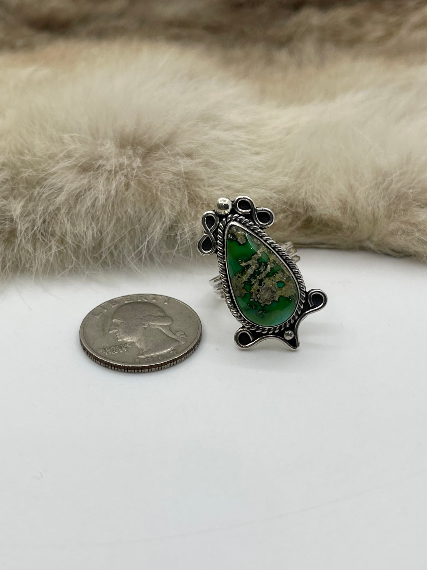 5.5 Sonoran Gold Turquoise Ring
