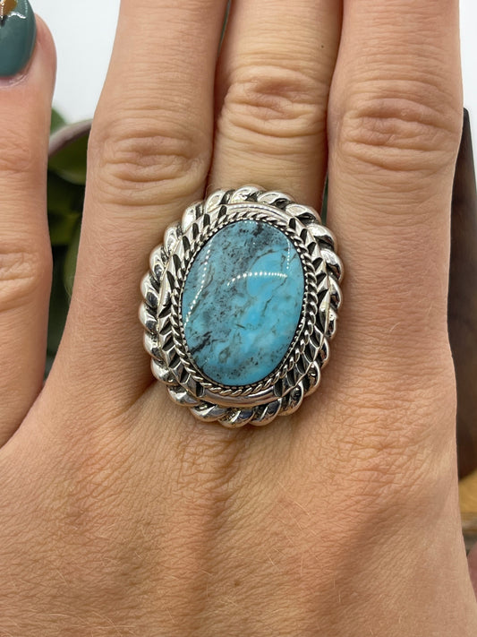 Size (10.0) Ring by Jerome Lee, Navajo