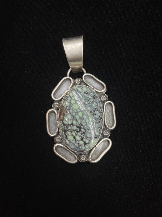 11.9mm Bale Tree Frog Turquoise Pendant by TT