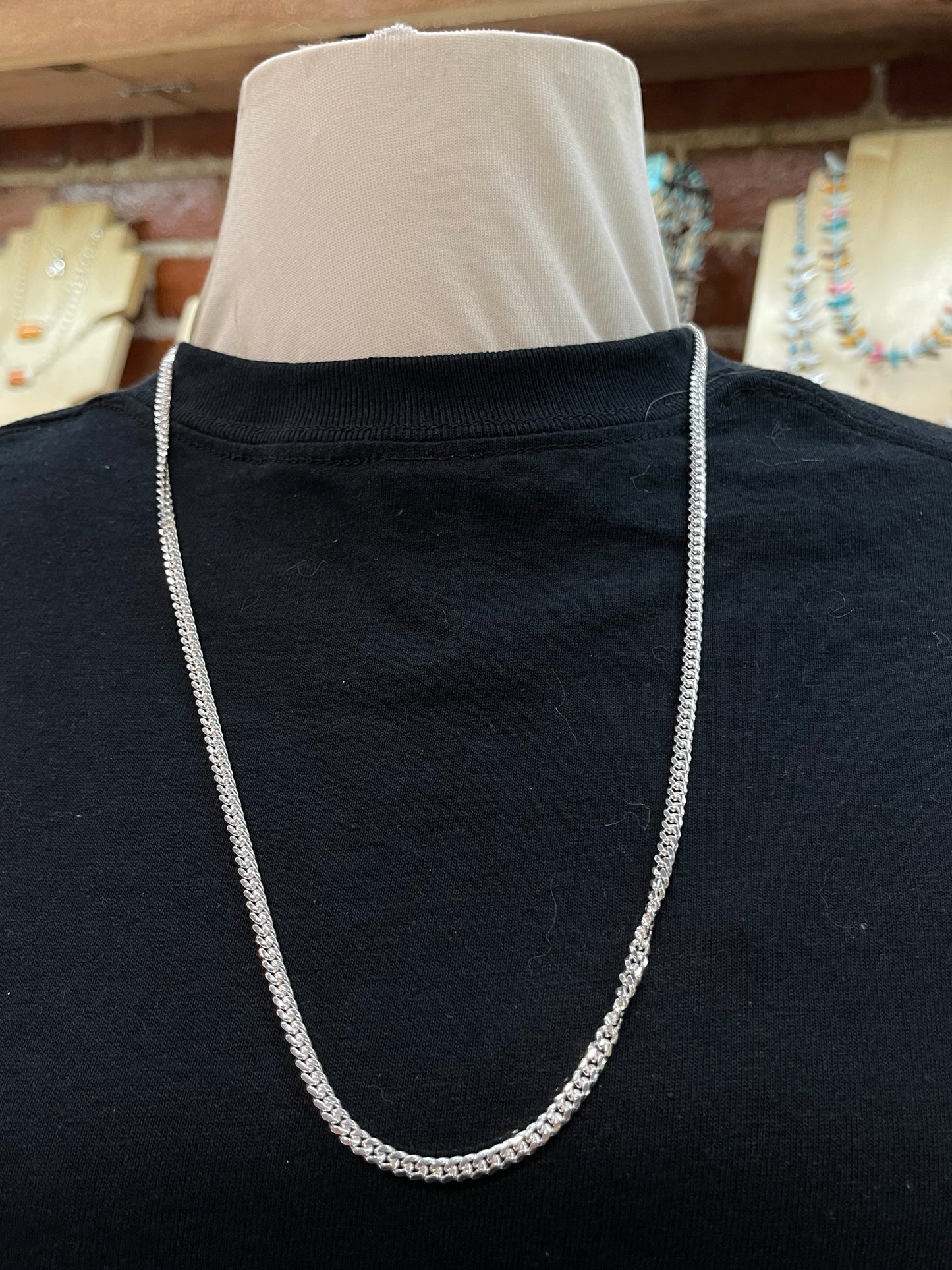 26" Heavy Sterling Silver Chain, Made in Italy