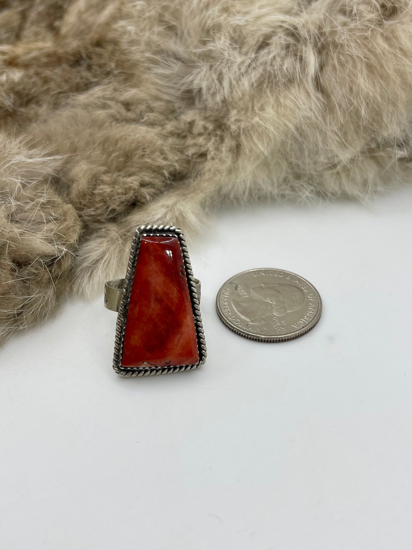 10.0 Spiny Oyster by Selina Warner, Navajo