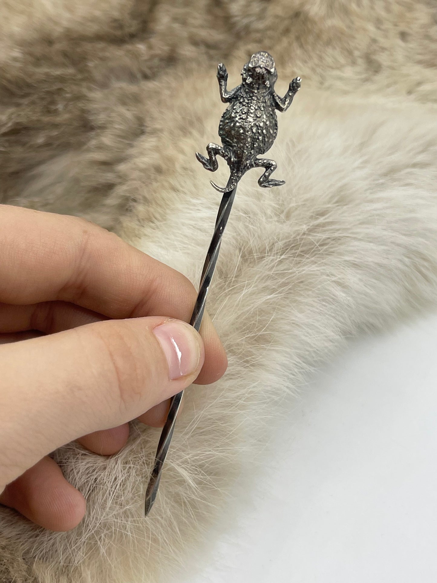 Horny Toad Hat Toothpick by Bad Bronc
