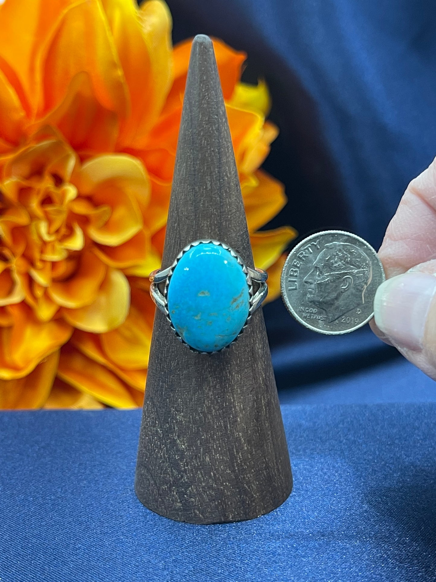 7.5 King Turquoise Ring