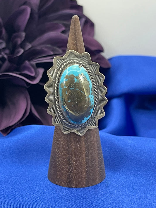 7.0 Persian Turquoise Ring