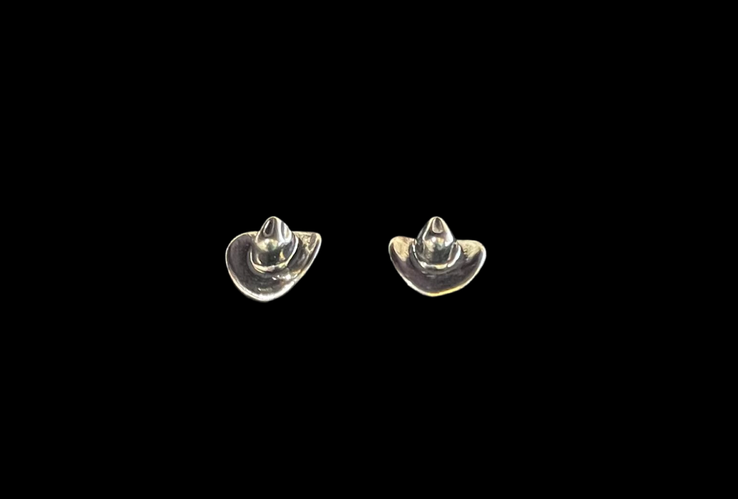 Cowboy Hat Stud Earrings