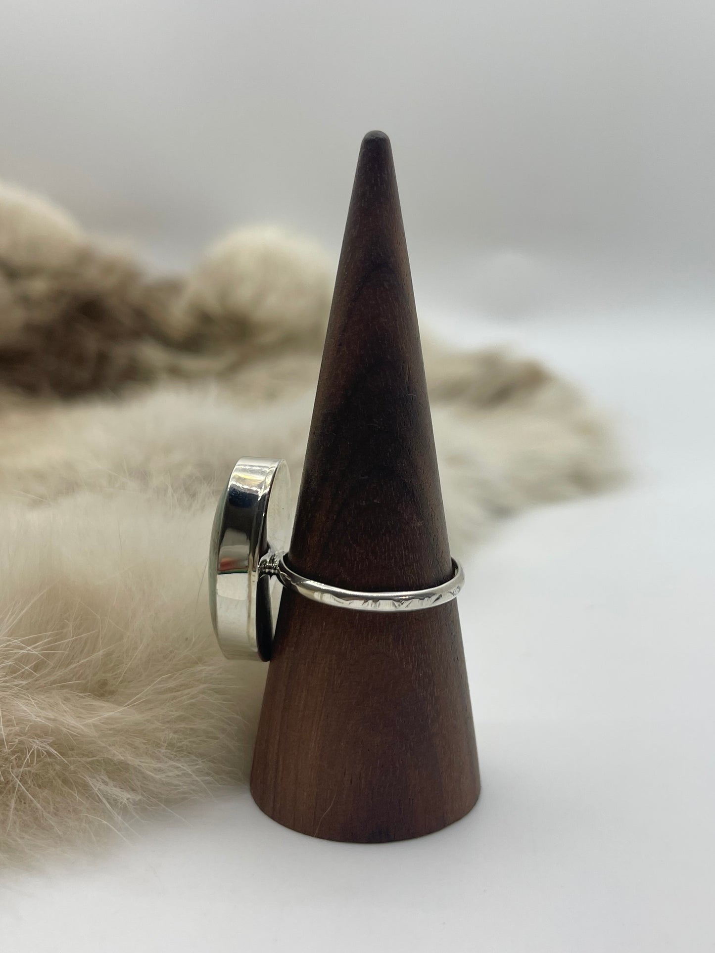 12.0 Kingman Turquoise Oval Ring