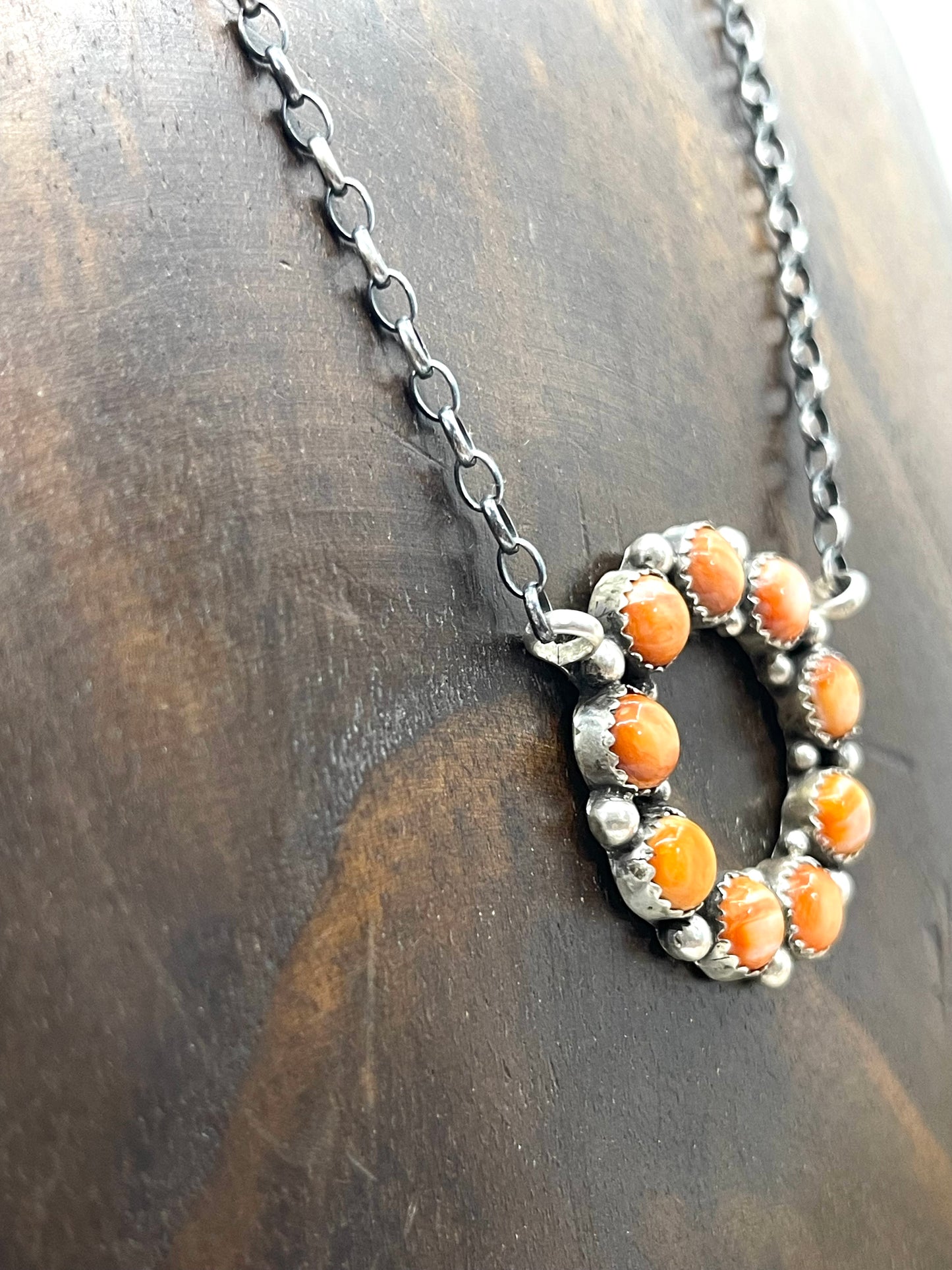 16" Spiny Oyster Shell Necklace