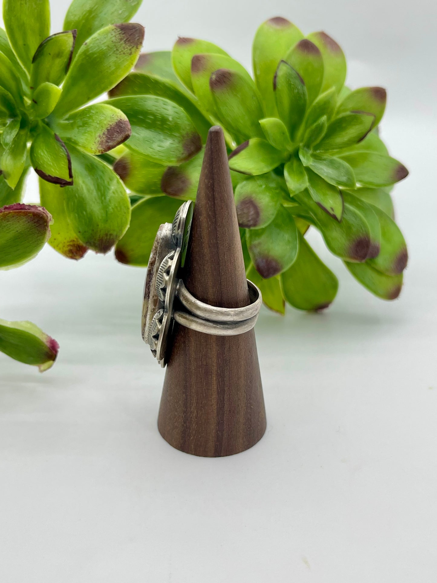 8.5 Teardrop Wild Horse Ring By Zia