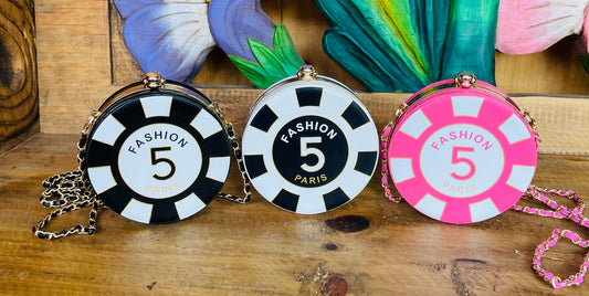 Poker Chip Inspired Purse
