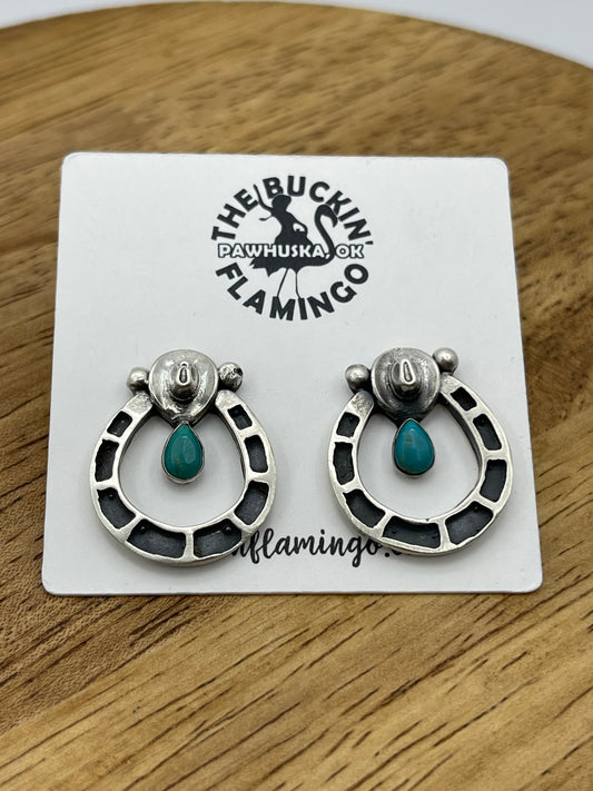 Cowboy Hat and Horseshoe Brandon Belin, Navajo