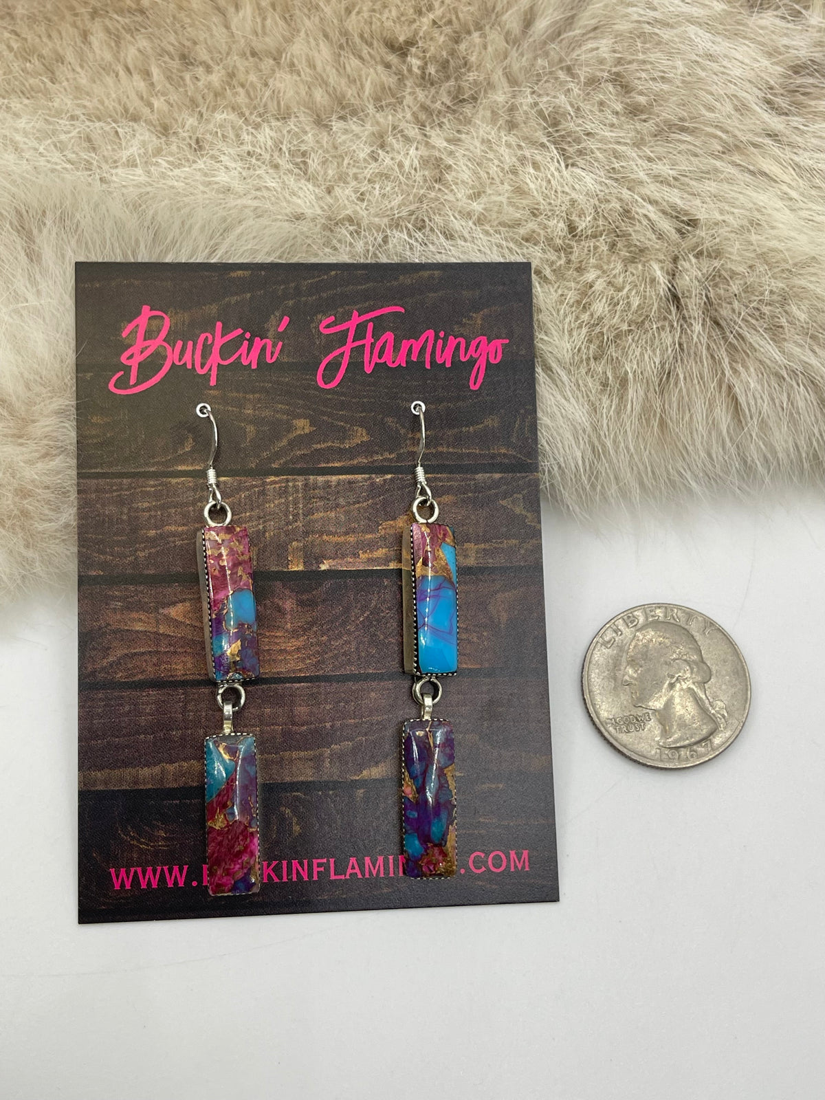 Dangle Earrings by Irvin Tsosie, Navajo