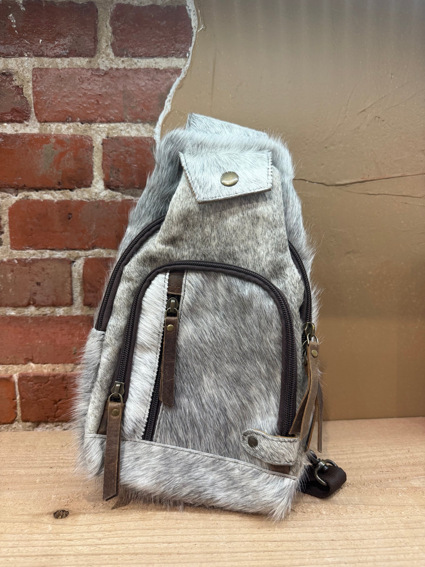 Cowhide Crossbody Hair On Hide Bag