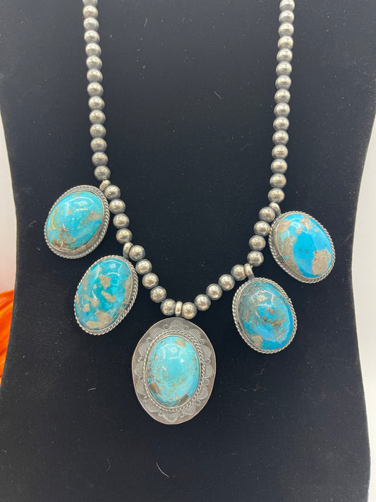 28" Persian Turquoise Necklace