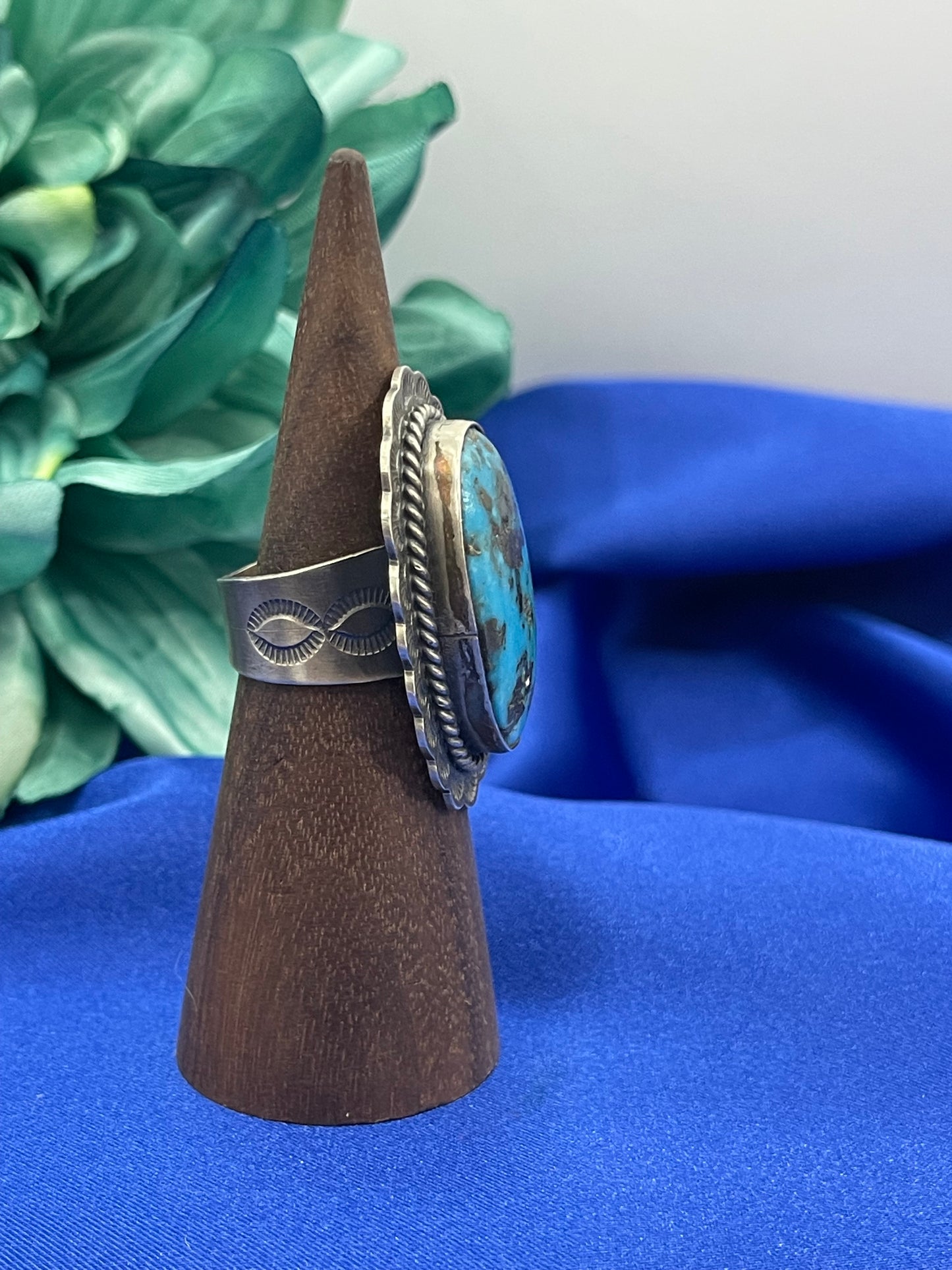 7.0 Persian Turquoise Ring