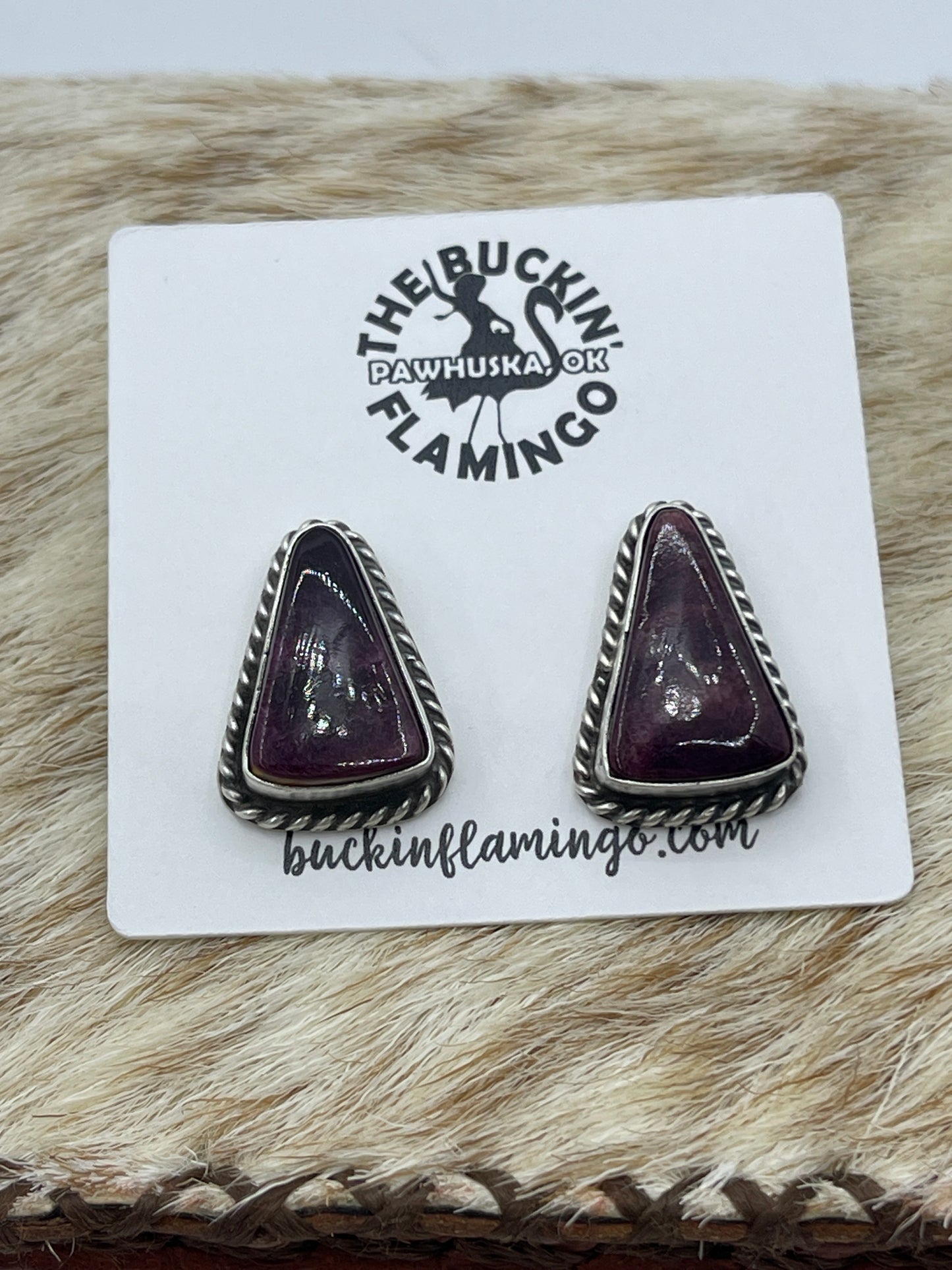 Purple Spiny Oyster by Chassity Belone, Navajo