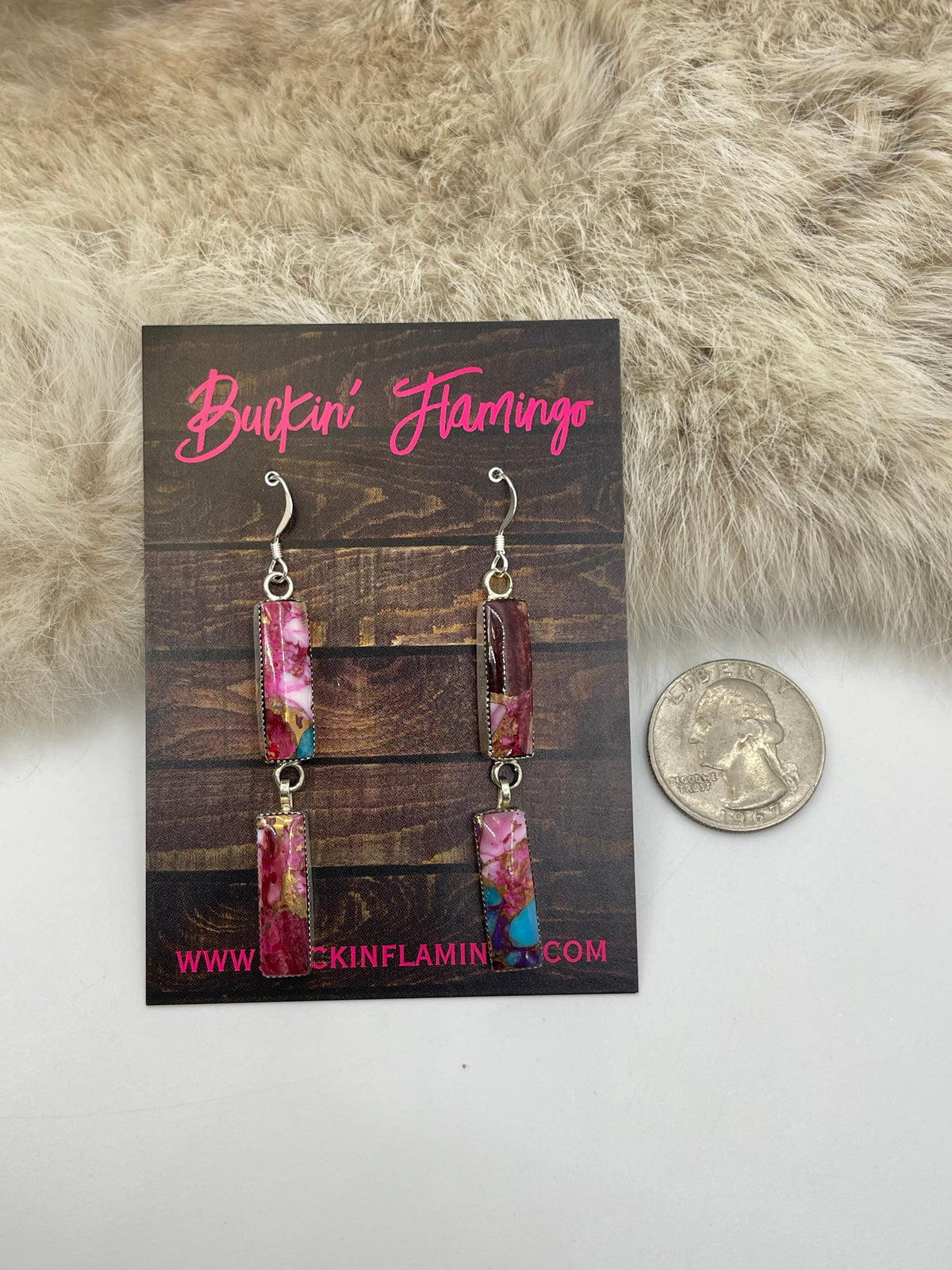 Dangle Earrings by Irvin Tsosie, Navajo