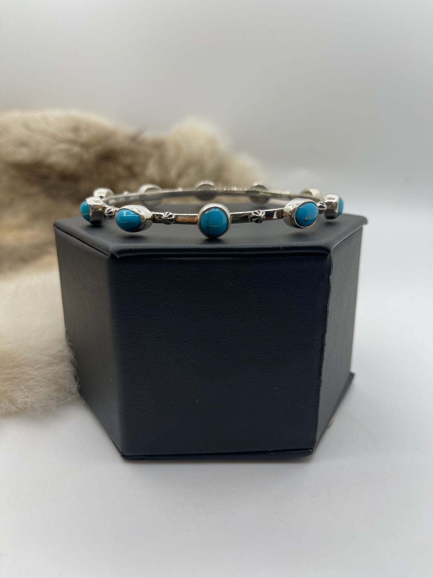 Sleeping Beauty Turquoise 8.25” Bangle