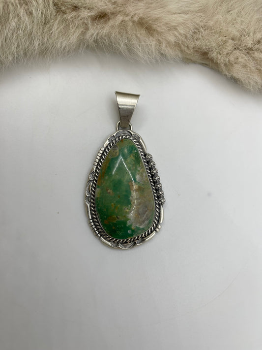 8mm Bale Royston Turquoise by John Nelson, Navajo