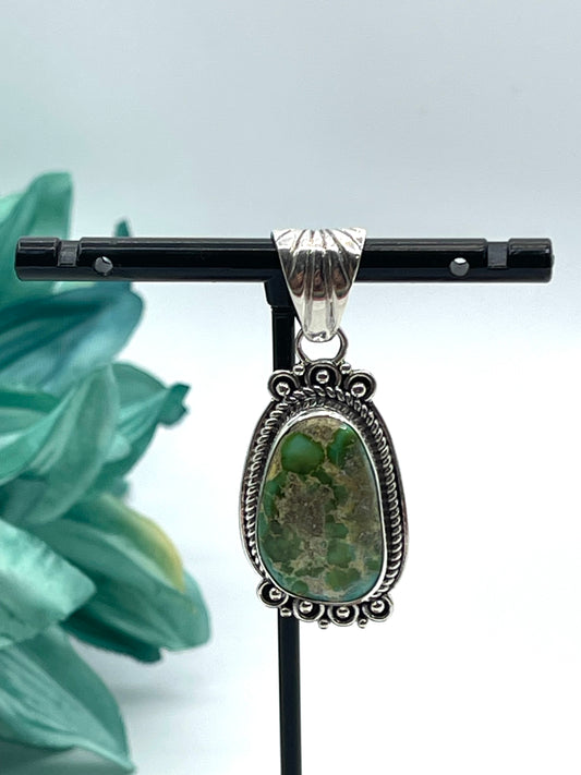 Sonoran Gold Turquoise Pendant