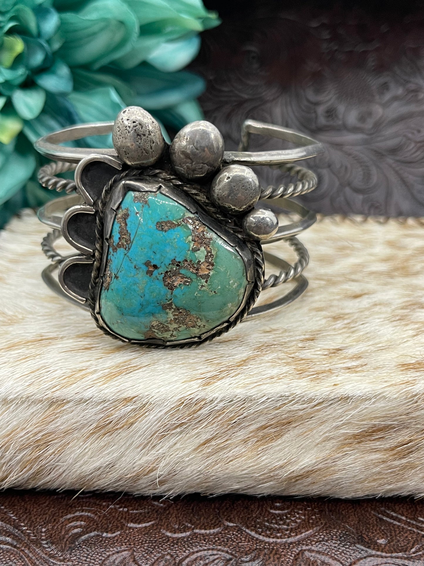 7" Vintage Turquoise Cuff